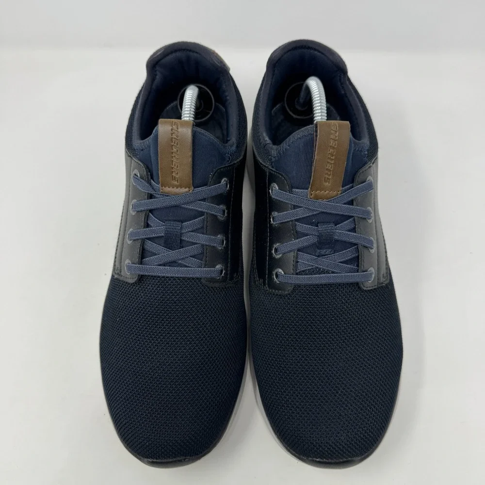 Skechers Shoes Delson 2.0-Weslo Casual Lace Up Sneakers 58817 Black Men's 11‎